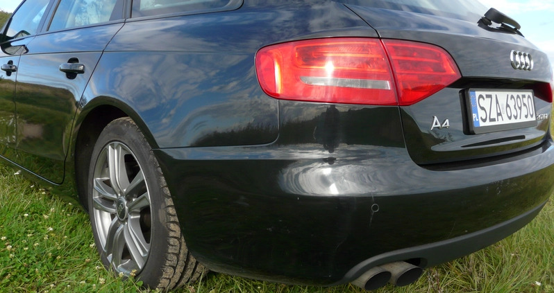 Audi A4 cena 29900 przebieg: 198000, rok produkcji 2009 z Zawiercie małe 407